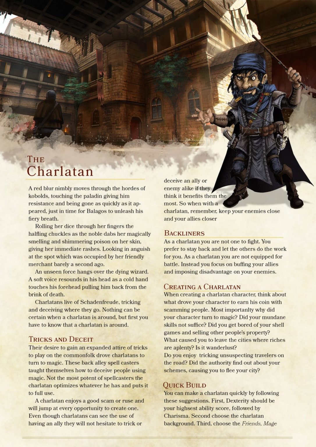 Charlatan 5e (5th edition) Background for dnd backgrounds