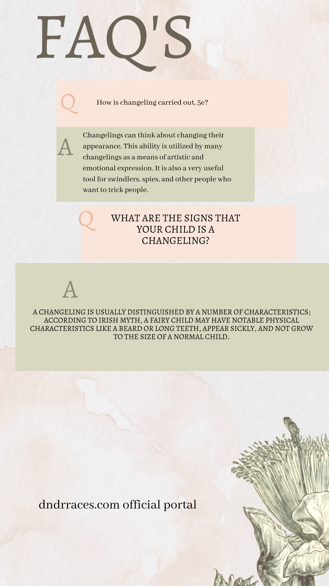 Changeling 5e faqs available here